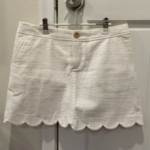 Lilly Pulitzer size 0 white skort